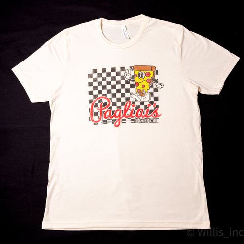 Checkerd Pagliai’s shirt